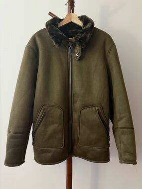 Sixth June Faux Suede and Fur-Lined Zip Jacket